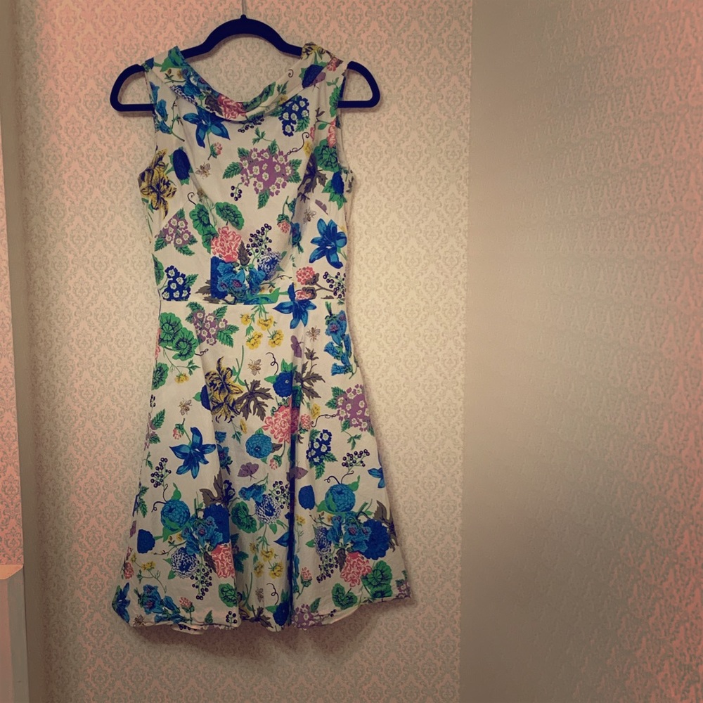 1950s flowered sundress